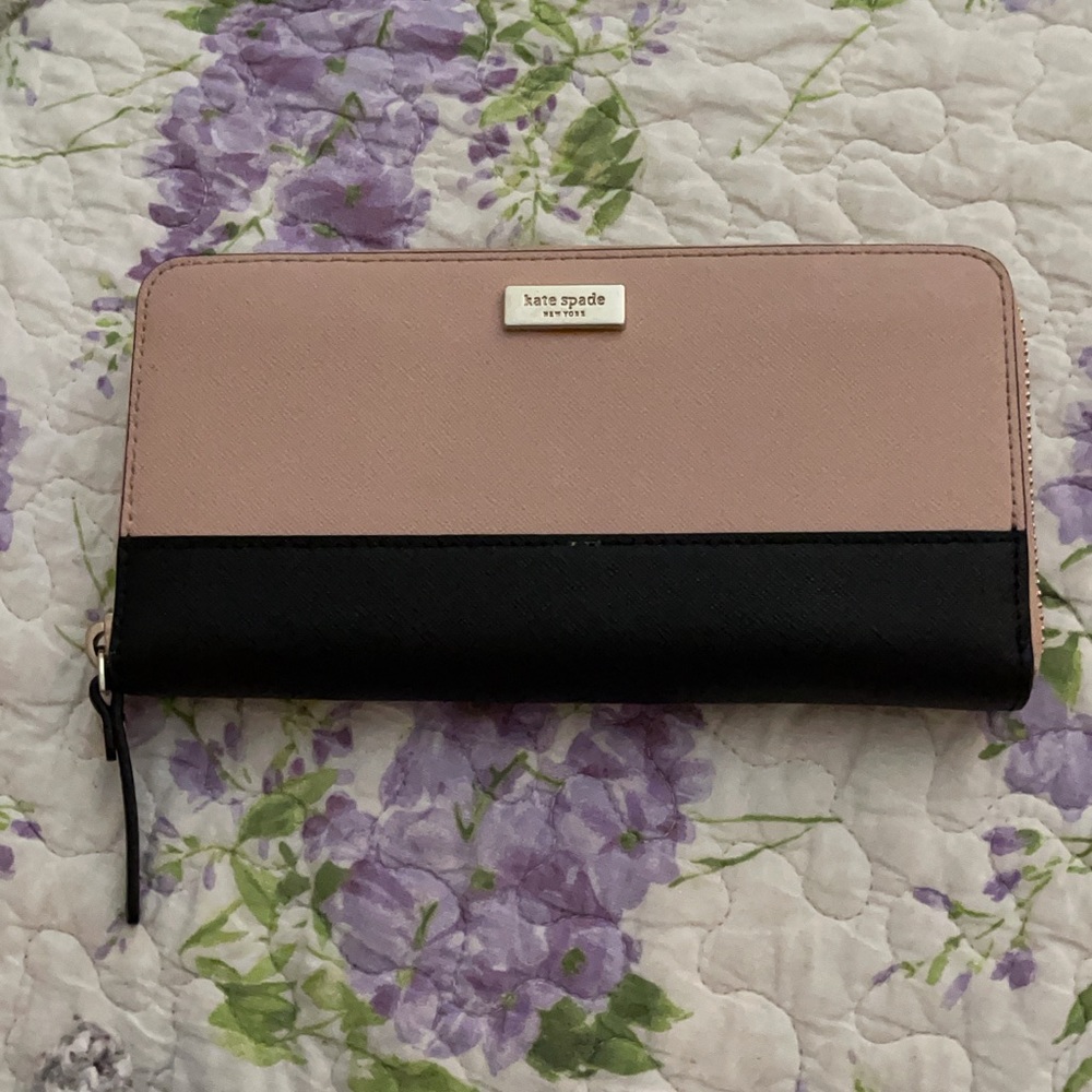 Kate Spade Black and Pink Wallet